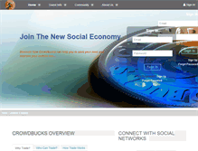 Tablet Screenshot of crowdbucks.net